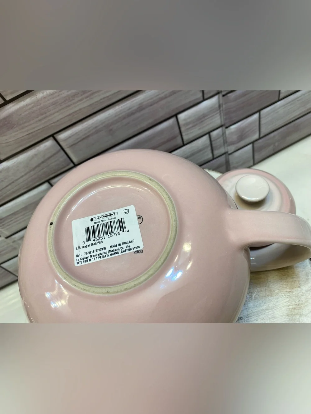 Le Creuset ❤️Teapot 1.3L Teapot Shell Pink New